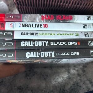 Play Station 3 games.